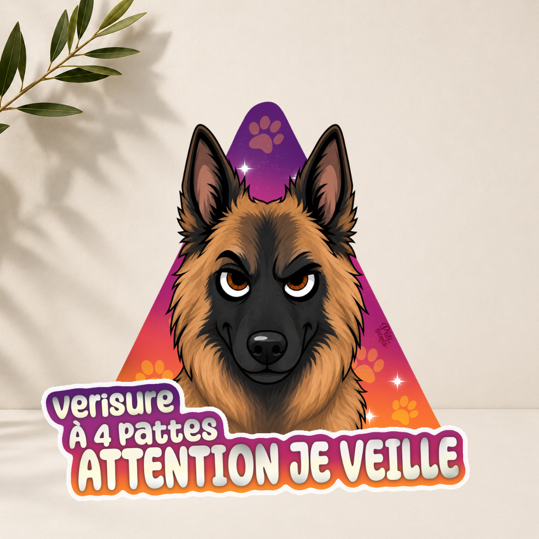 Sticker "Berger Belge Tervueren"