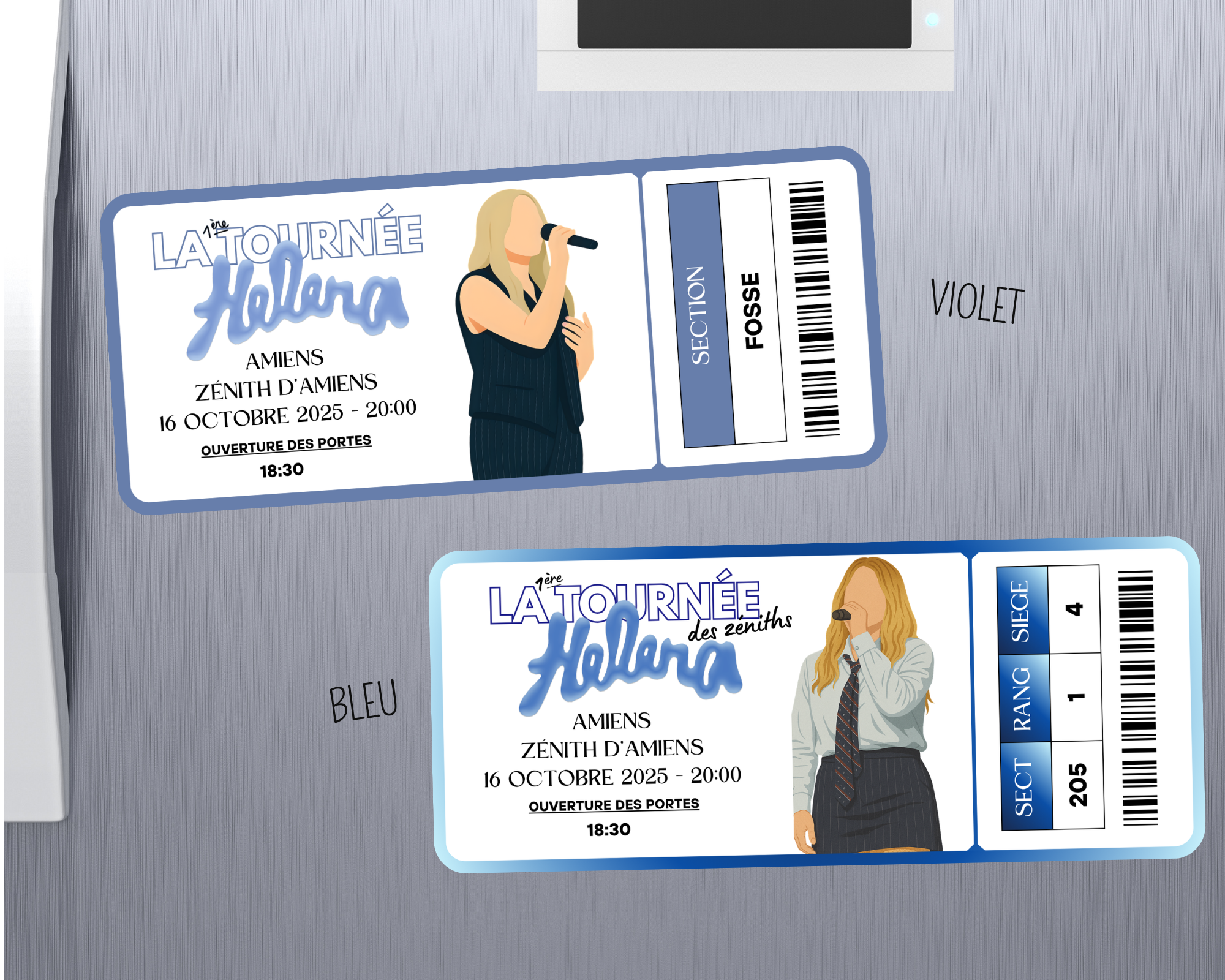 Magnet ticket de concert "Helena"