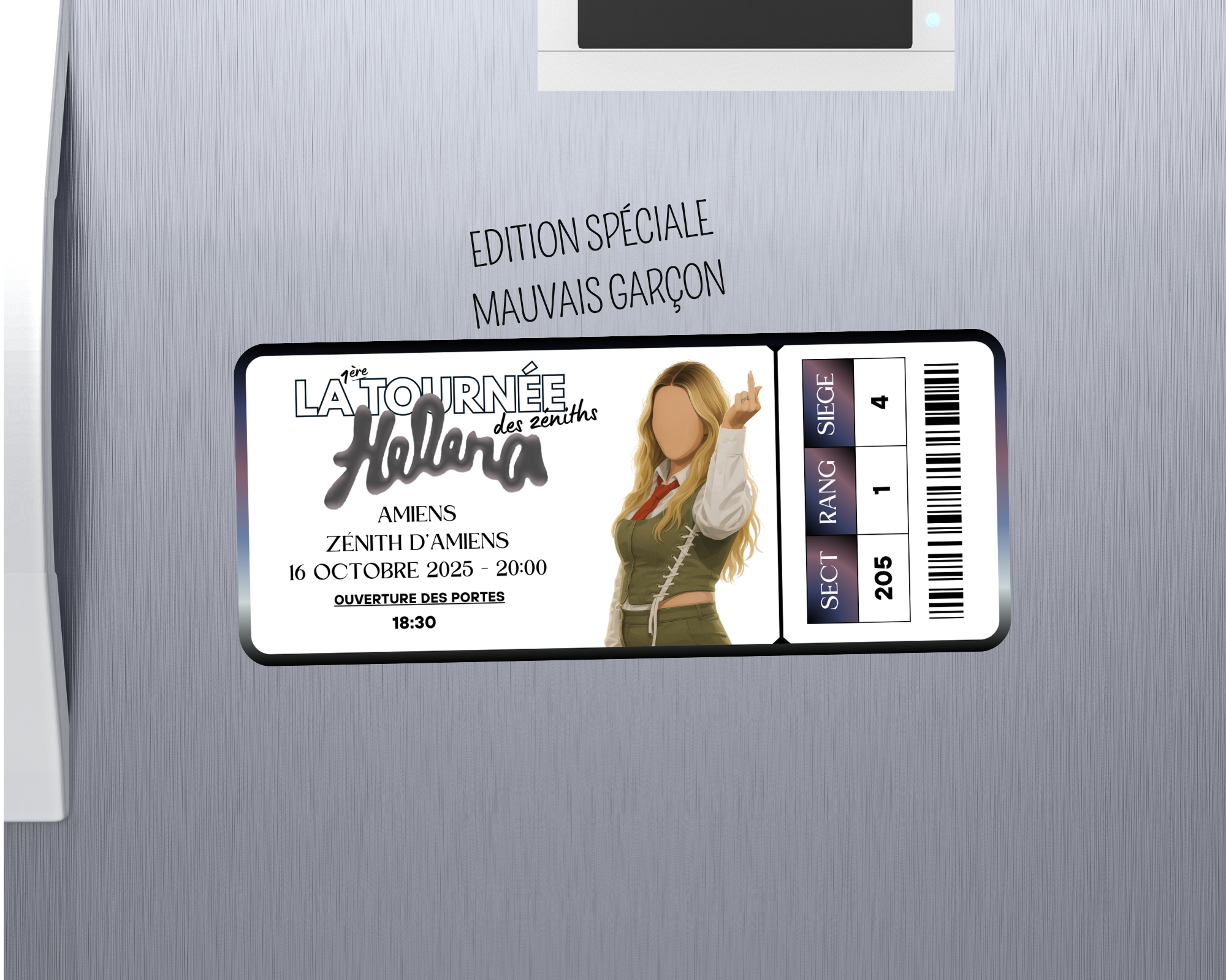 Magnet ticket de concert "Helena"