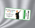 Magnet ticket de concert "Ed Sheeran"