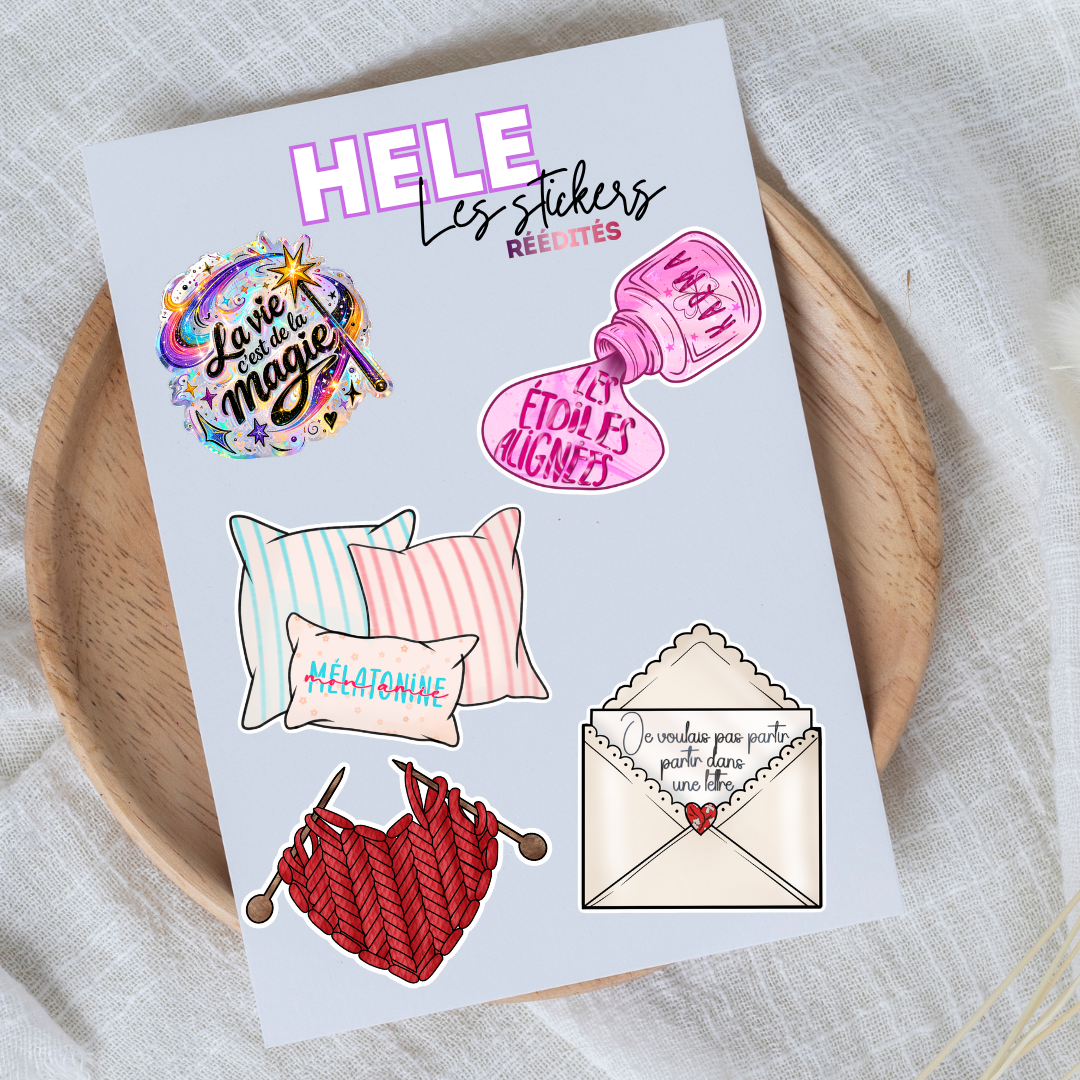 Stickers inspirés "Helena" réédition