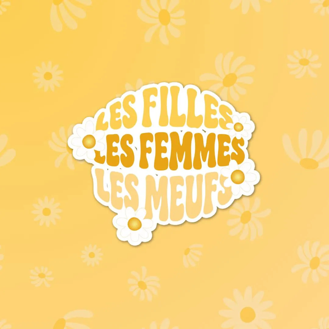 Stickers inspirés "Marguerite"
