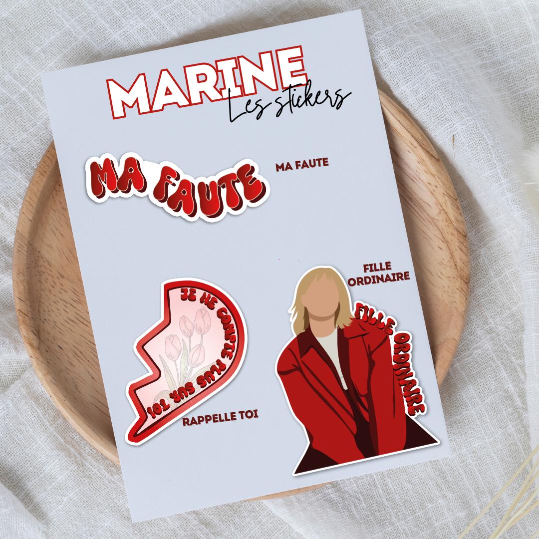 Stickers inspirés "Marine"