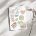 Stickers inspirés "Helena" version acidulée