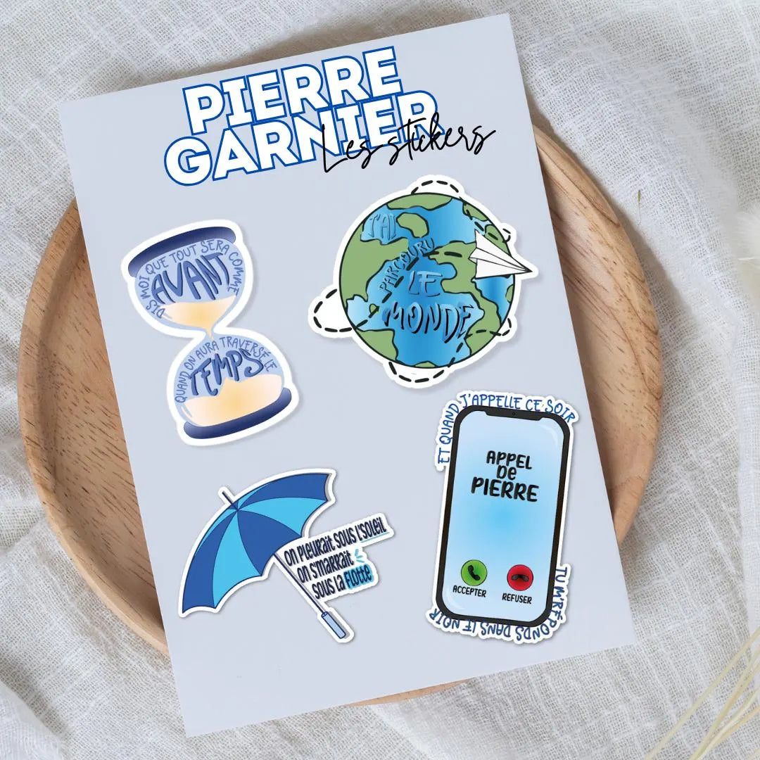 Stickers inspirés "Pierre Garnier"