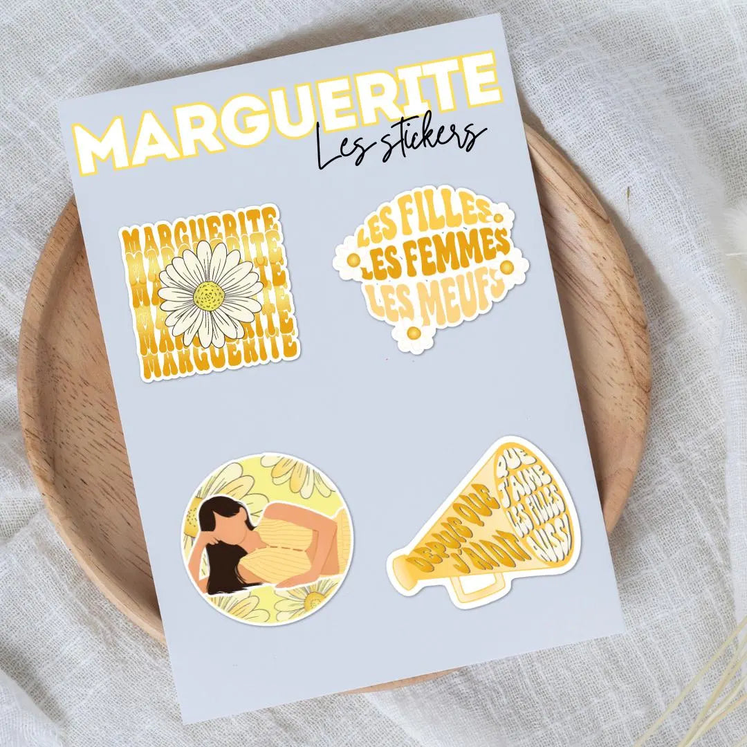 Stickers inspirés "Marguerite"