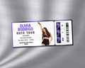 Magnet ticket de concert "Olivia Rodrigo"