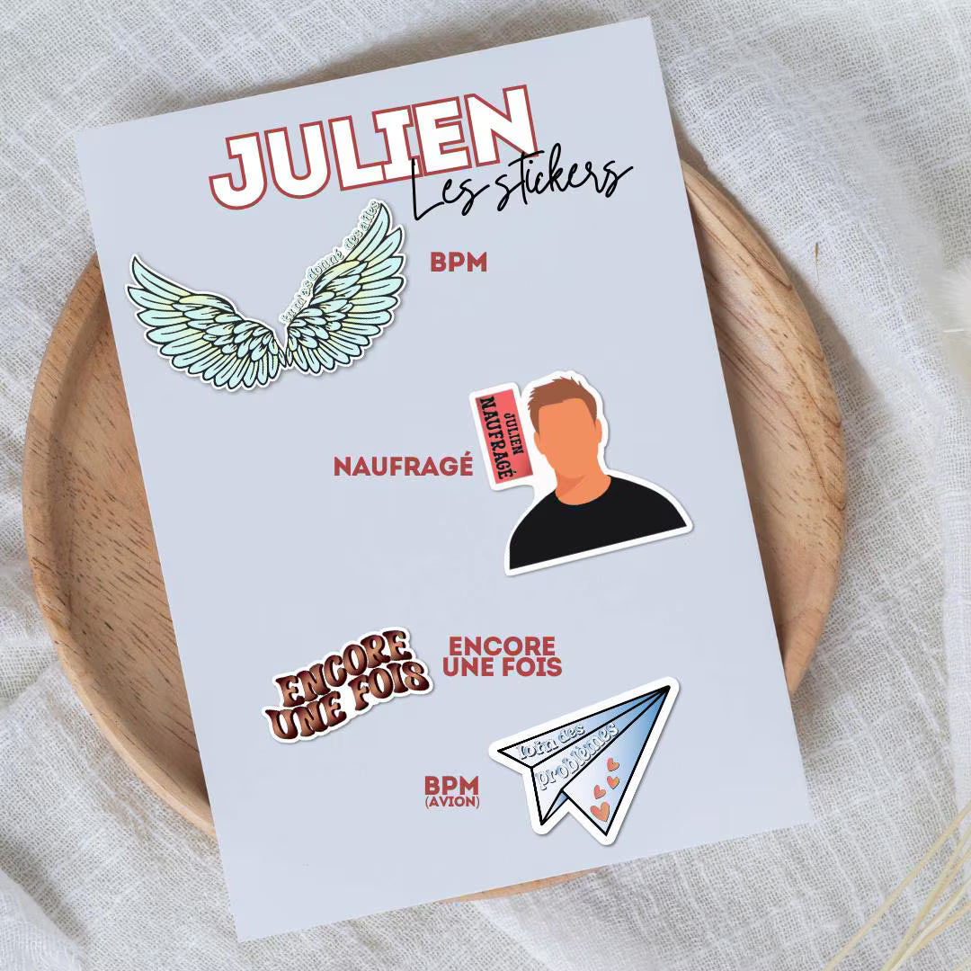 Stickers inspirés "Julien Lieb"