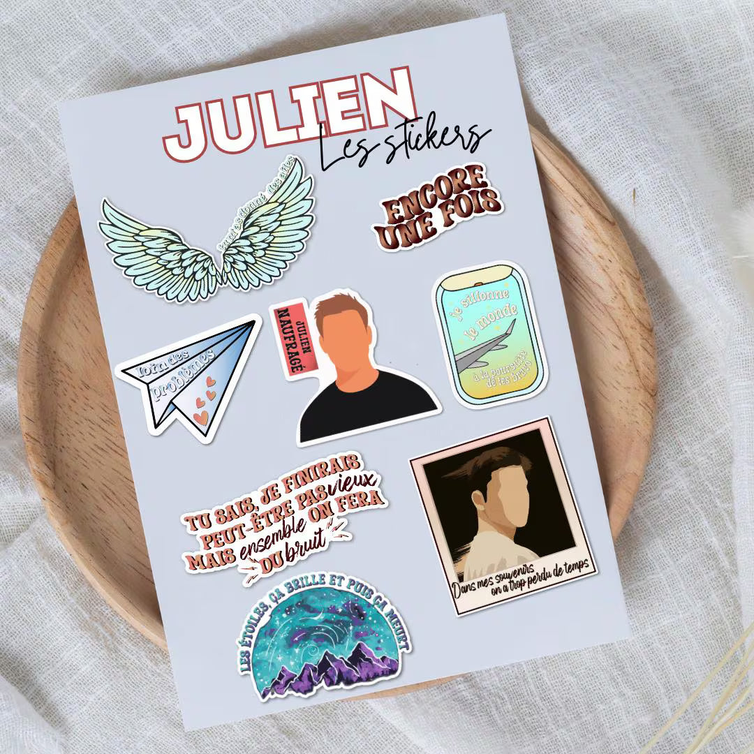 Stickers inspirés "Julien Lieb"