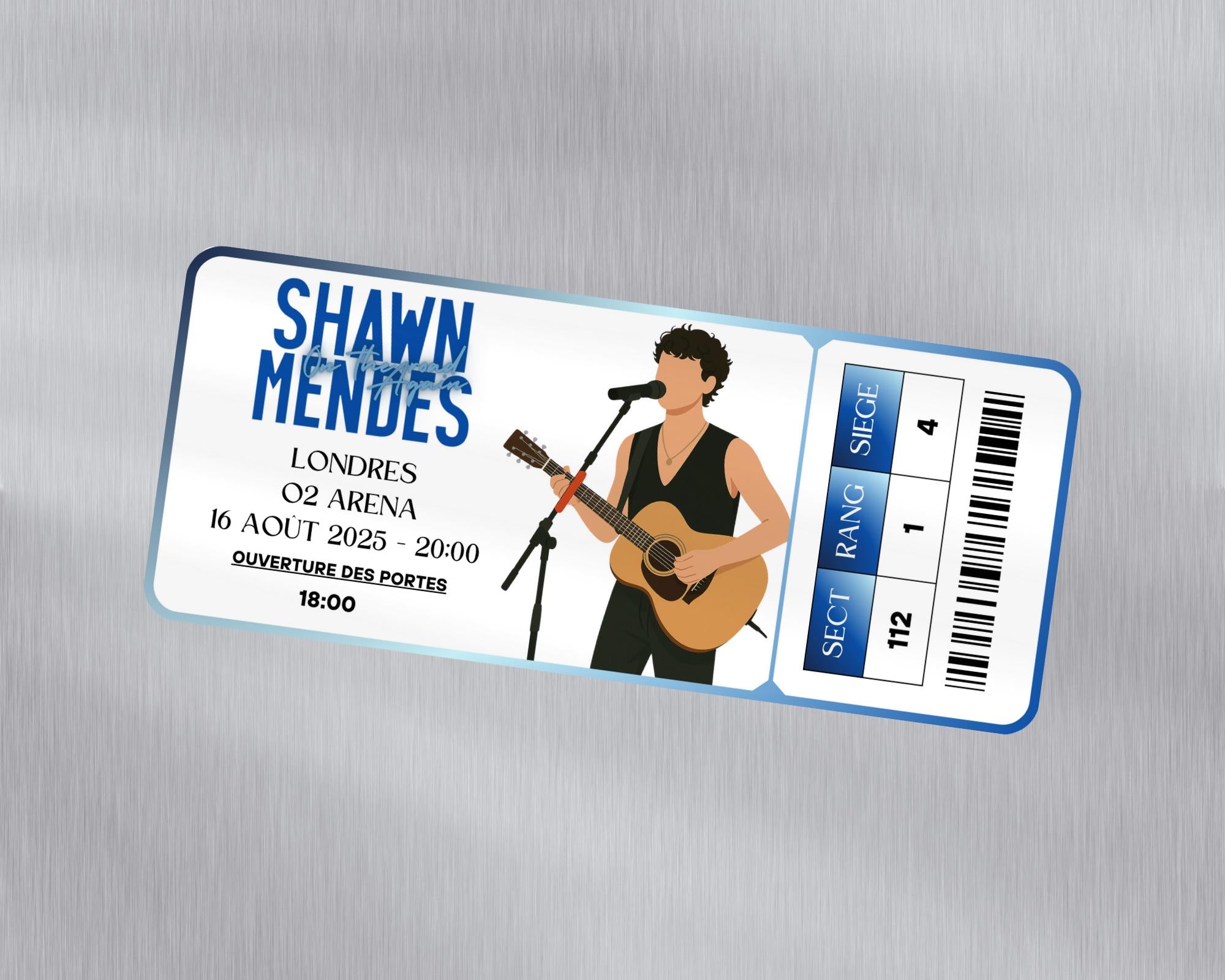Magnet ticket de concert "Shawn Mendes"