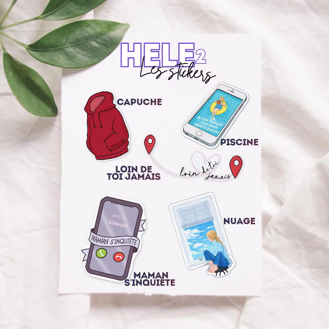 Stickers inspirés "Hélé 2"