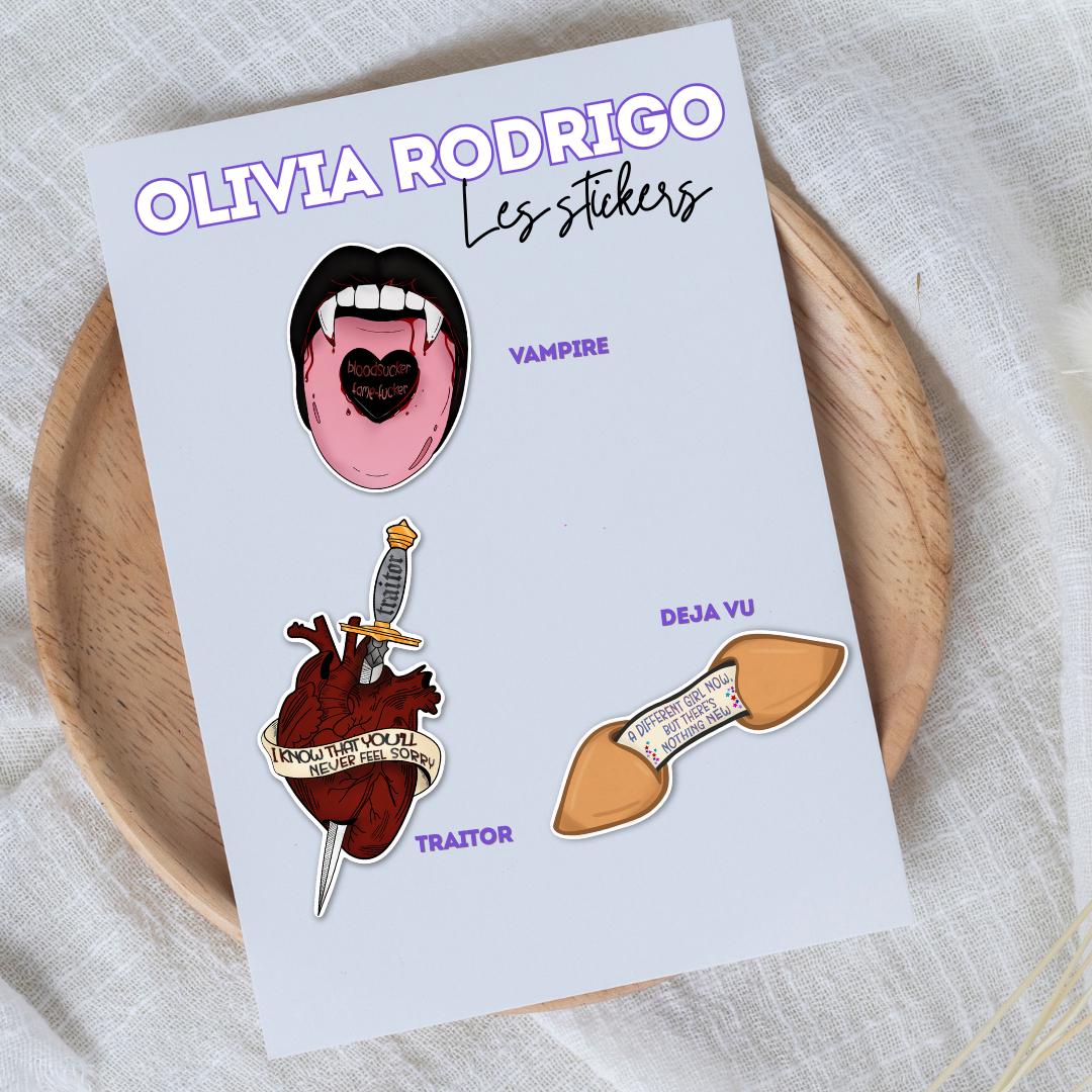 Stickers inspirés "Olivia Rodrigo"