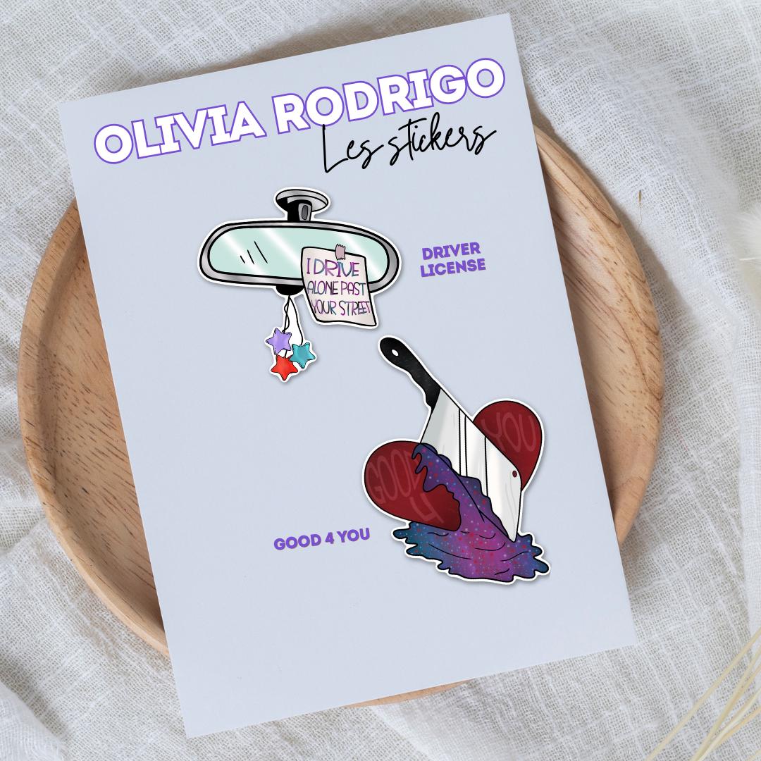 Stickers inspirés "Olivia Rodrigo"